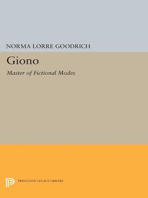 cover image of Giono